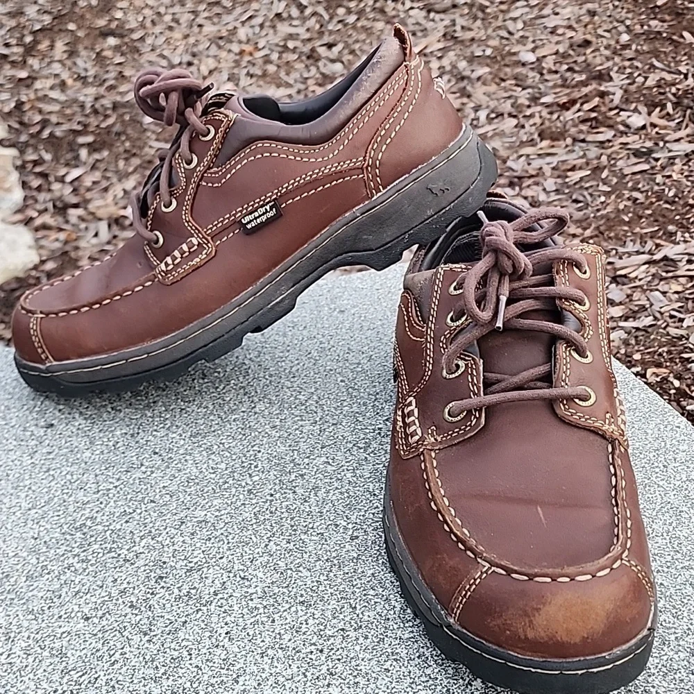 Irish Setter 3874 Waterproof Oxford Men's Brown Leather Shoes Size 8